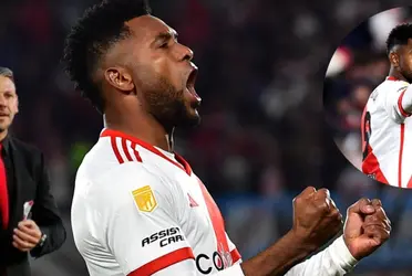 El delantero fue la figura en River Plate ante Colón por liga argentina