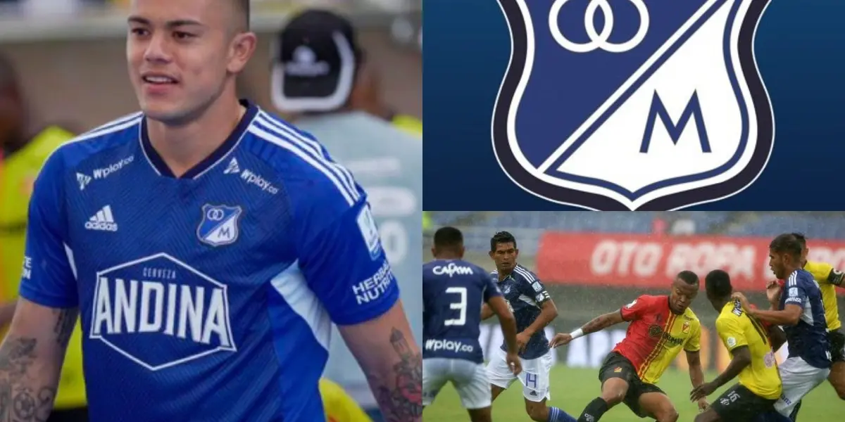 El delantero fue la gran figura de Millonarios marcando en la victoria del azul ante Deportivo Pereira