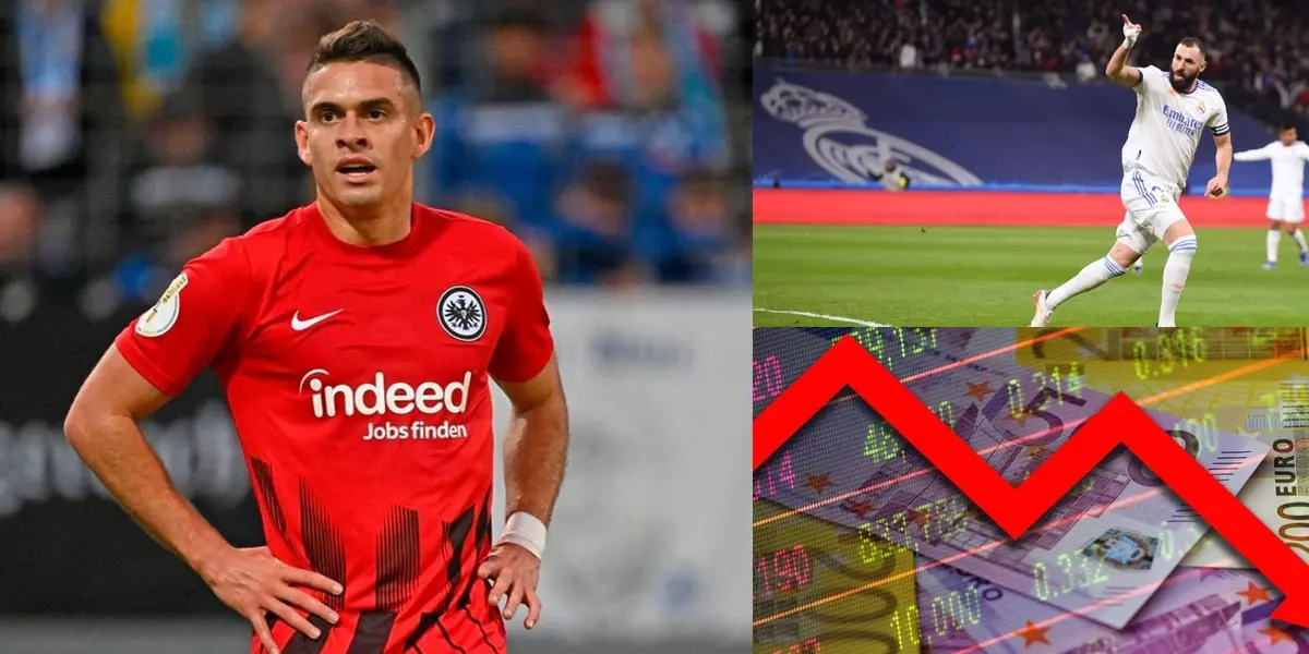 El delantero no ha contado con regularidad en Frankfurt donde llegó a ser crack