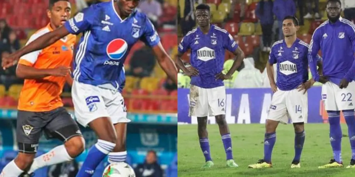 El delantero ha recibido duras criticas por parte de los hinchas de Millonarios por el bajo nivel que viene mostrando