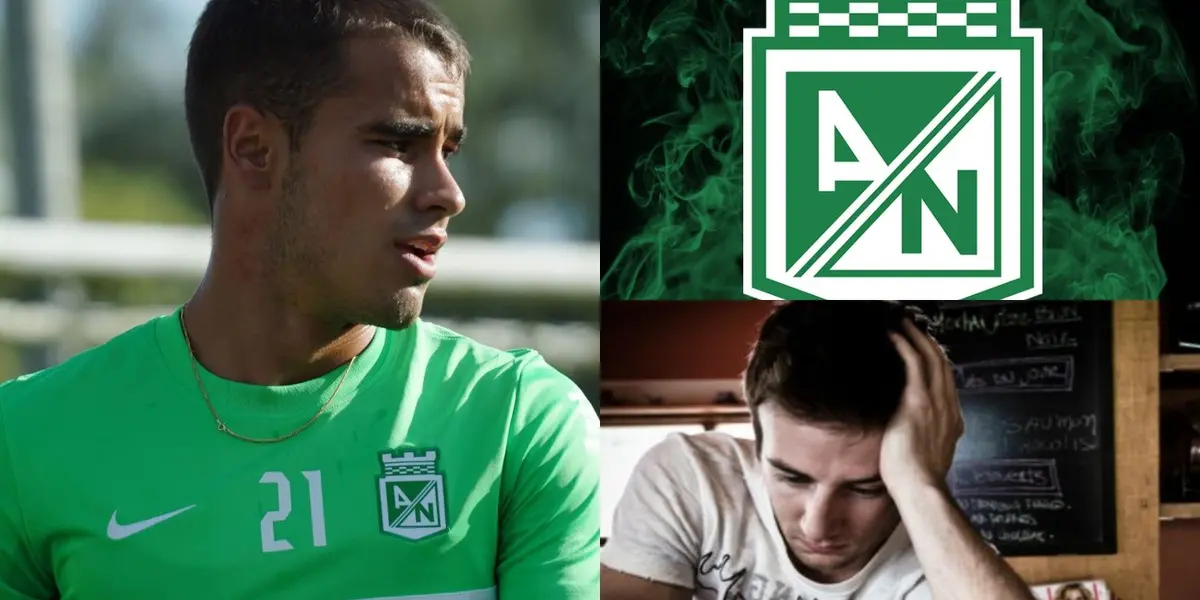 El delantero no ha tenido oportunidad en Atlético Nacional y sigue en deuda con los hinchas verdolagas