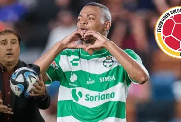 El delantero Harold Preciado volvió a ser una de las figuras del Santos Laguna.