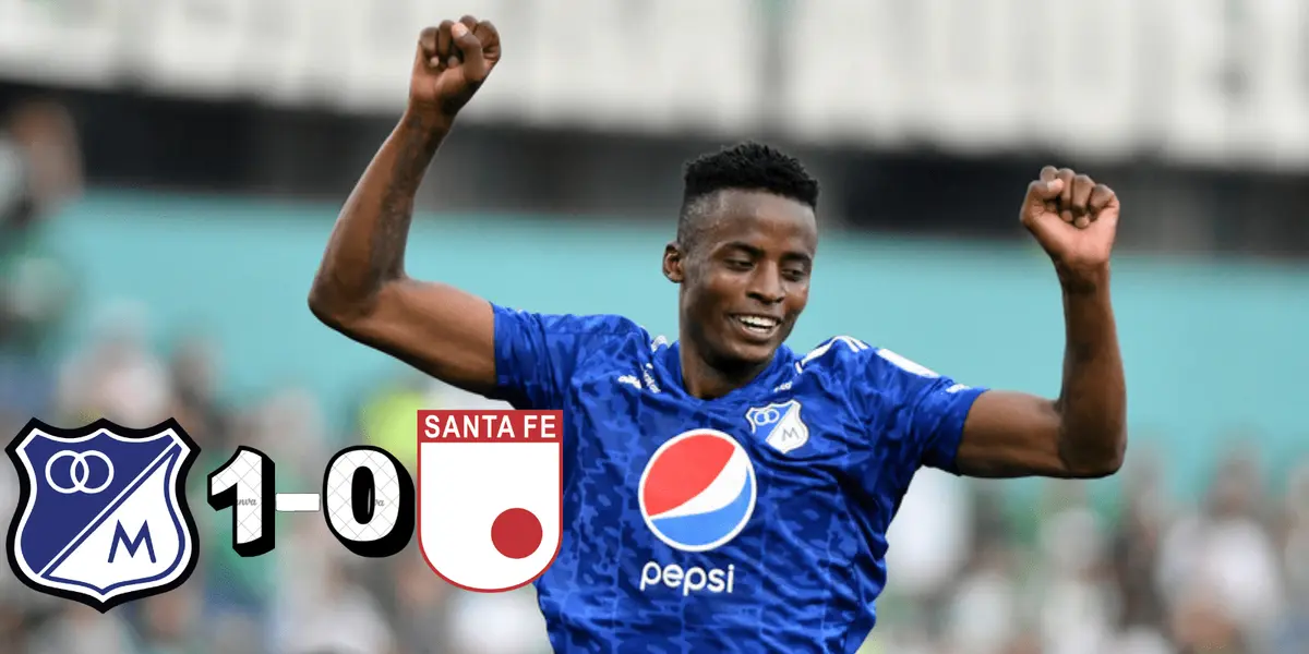 El delantero Jader Valencia tuvo la posibilidad de anotar el primer tanto del clásico bogotano.