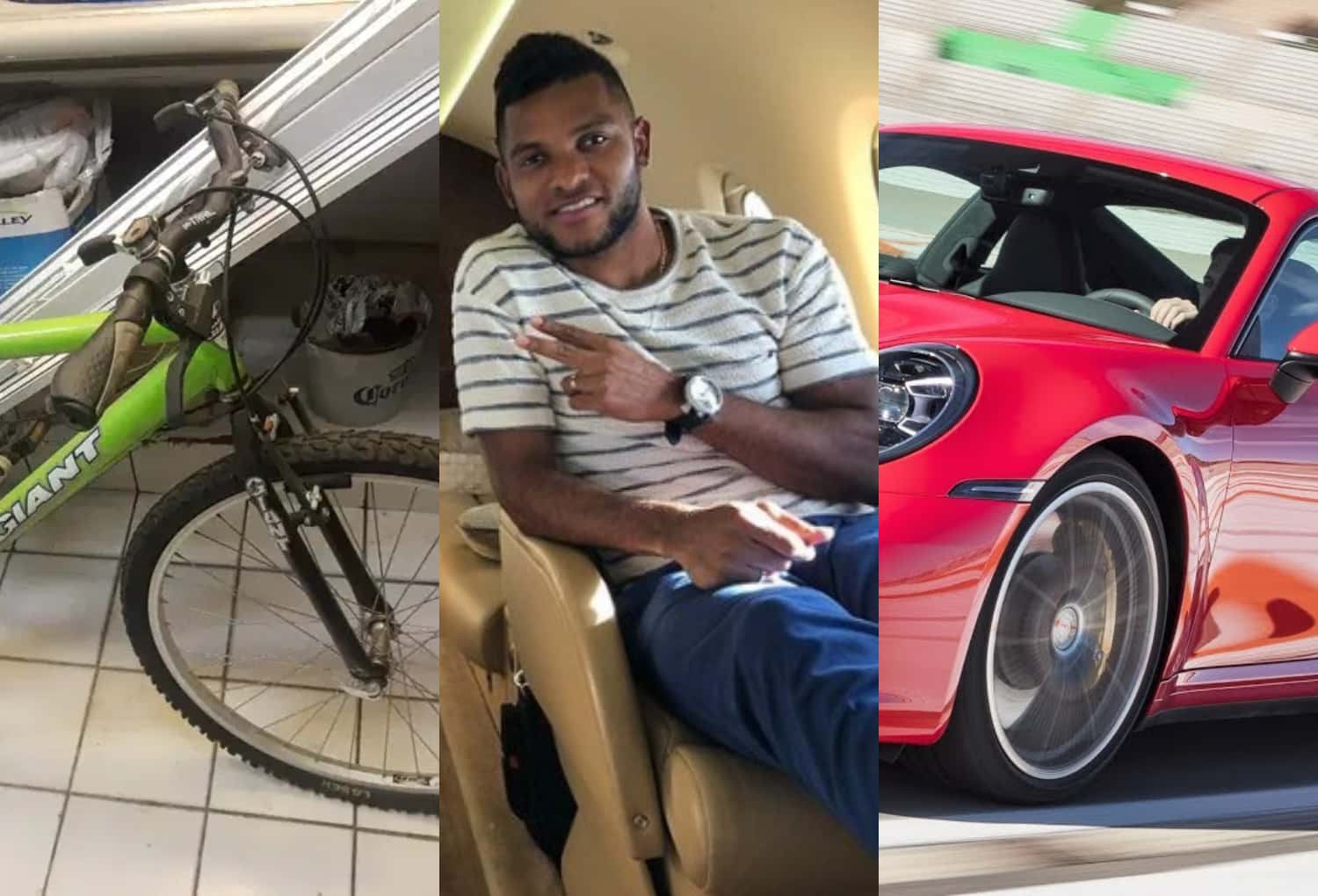 El delantero de la Selección Colombia enseñó el lujoso auto que ahora maneja en Barranquilla.