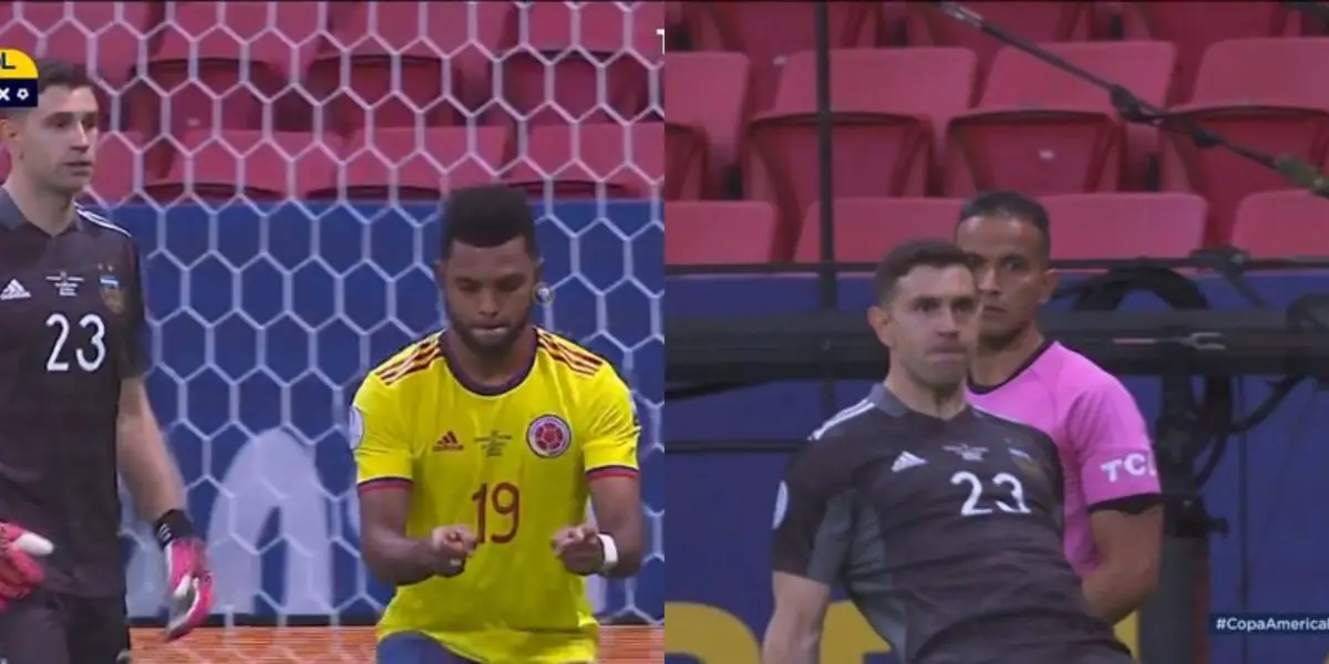 El delantero de la Selección Colombia y Junior de Barranquilla que es cuestión de tiempo para que llegue el gol, aprovecho y le canto la tabla al argentino.