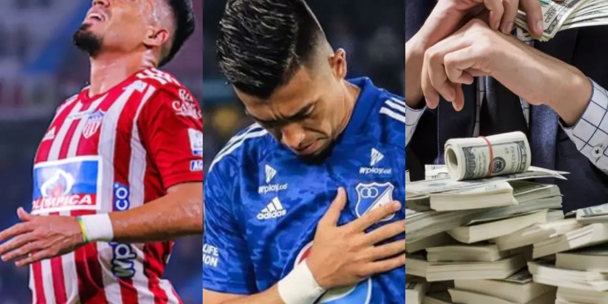 El delantero regresó a Millonarios donde no ganaría los millones que le pagaban en Junior