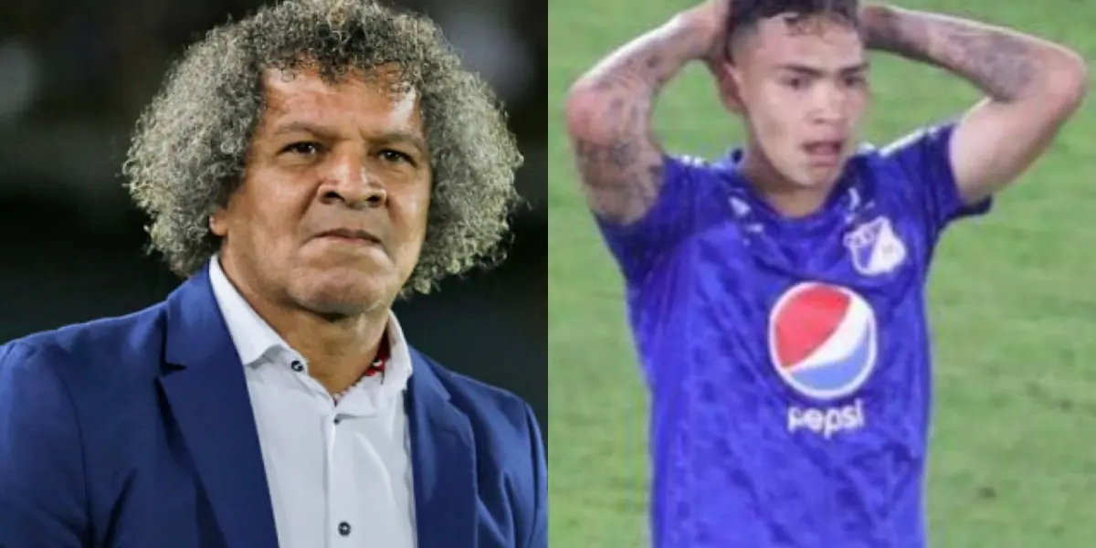 El delantero Ricardo Márquez ingresó en el segundo tiempo y no tuvo una buena presentación, los hinchas lo cuestionan por su nivel.