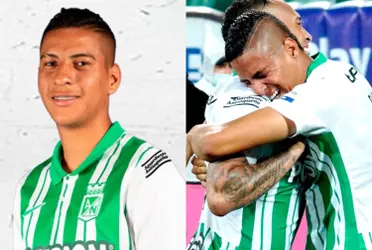 El delantero Ruyeri Blanco salió como figura en Atlético Nacional en el partido contra Jaguares de Córdoba.
