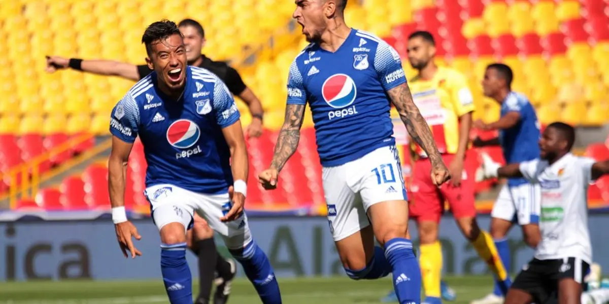 El delantero se fue de Millonarios en junio de 2021 luego de perder una final y ser la figura del torneo.