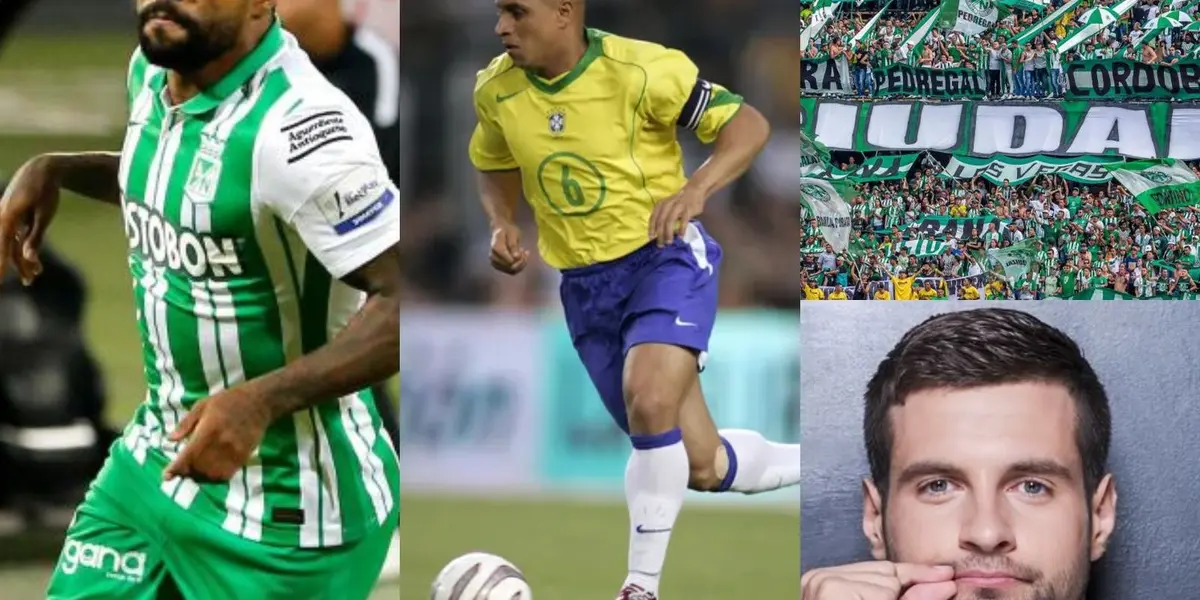 El delantero sorprendió en el partido ante Deportivo Cali que se disputa en el estadio Atanasio Girardot