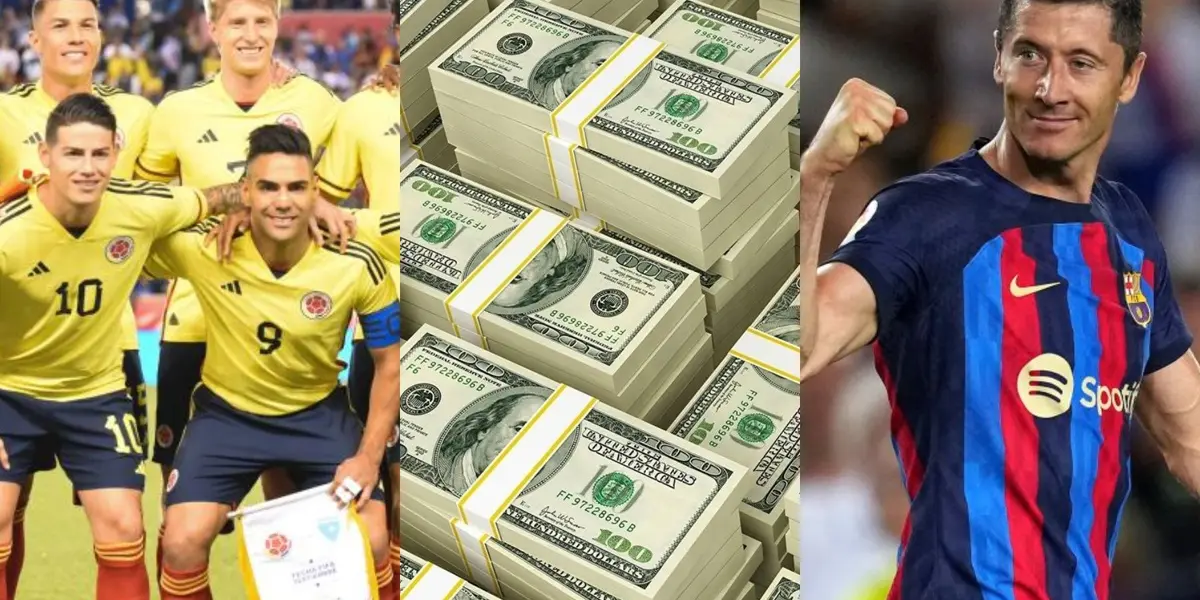 El delantero tiene una pegada potente como Robert Lewandowski y puede ser una opción para la Selección Colombia.