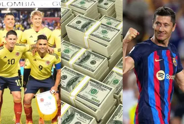 El delantero tiene una pegada potente como Robert Lewandowski y puede ser una opción para la Selección Colombia.