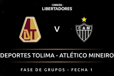 El Deportes Tolima y el Atlético Mineiro debutarán el miércoles por la fase de grupos de la Copa Libertadores.