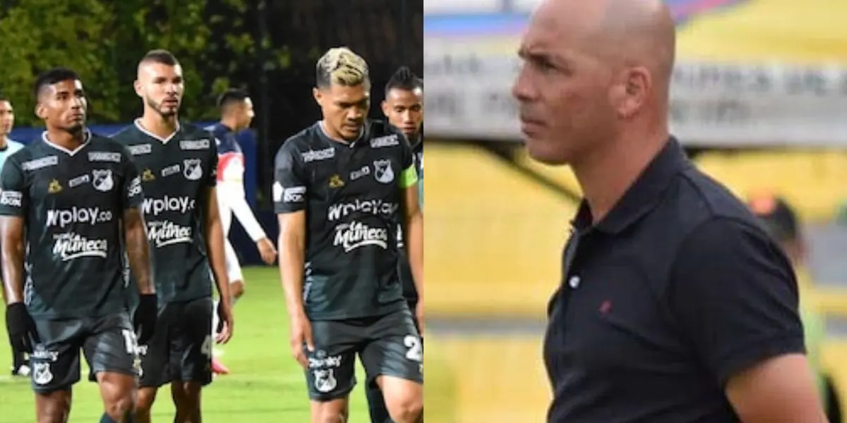 El Deportivo Cali sigue en crisis y los hinchas tuvieron una insólita acción en contra del entrenador y el jugador