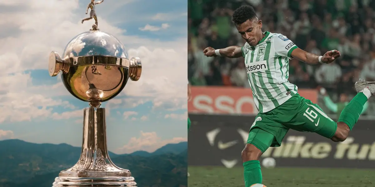 El deseo de este jugador por vestir la camiseta de Atlético Nacional para 2026 Foto: Nacionaloficial y CONMEBOL