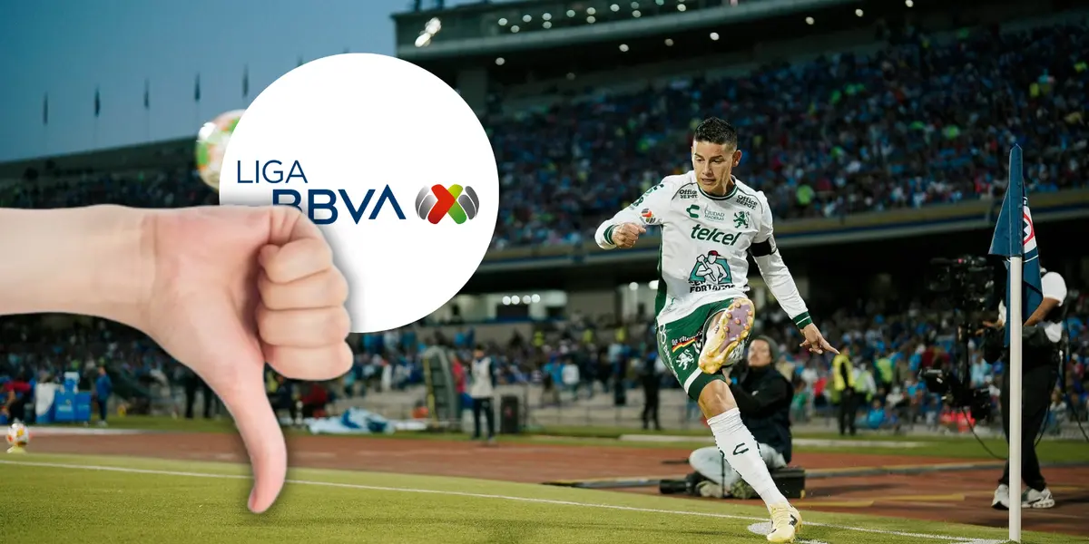 El destino le volvió a jugar una mala pasada: James Rodríguez llegó como figura y León ya siente el golpe. Foto: Club León, Pexels y Escudoteca