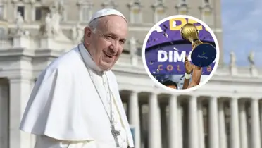 El día que el Papa Francisco ayudó a un equipo a ser campeón, mira de quienes se trata Foto: Vatican y DIMAYOR