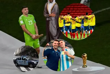 El Dibu Martínez se burló de Colombia y la FIFA, ahora le llega el karma a él y su familia.
