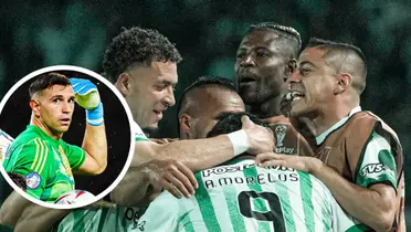 El Dibu Martínez se rindió a los pies de esta leyenda del verdolaga Foto: Seleccion Argentina y Nacionaloficial