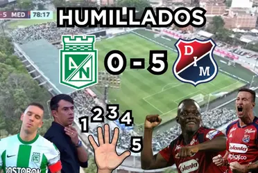 El DIM humilló a Atlético Nacional.