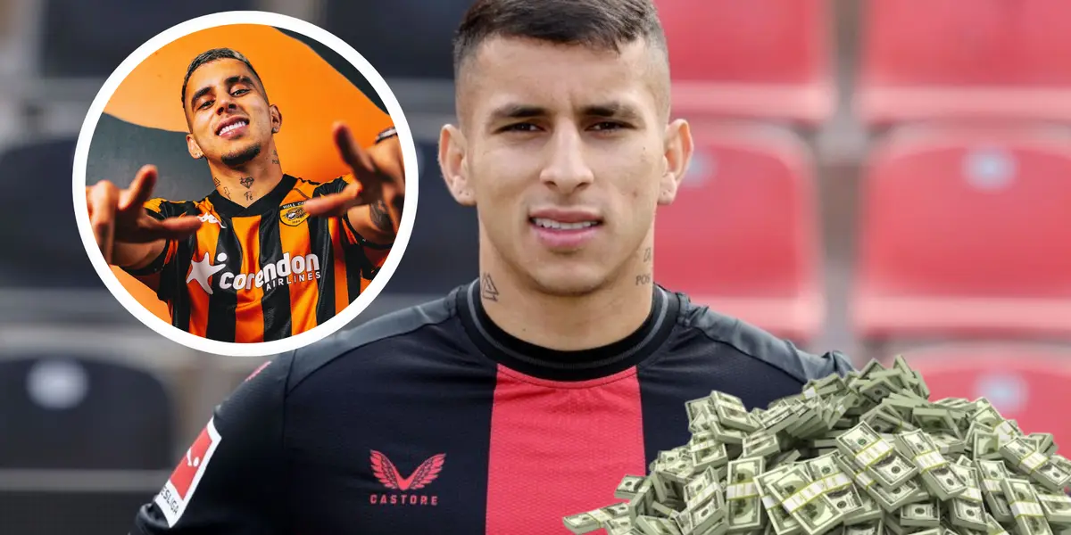 El dinero que podría perder el Leverkusen tras vender a Gustavo Puerta Foto: Bayer 04, Hull City y Pexels