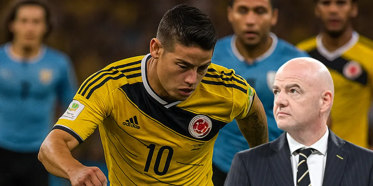 El emotivo recuerdo de la FIFA a James Rodríguez en su cumpleaños Foto: FIFA y Creada con Chat GPT