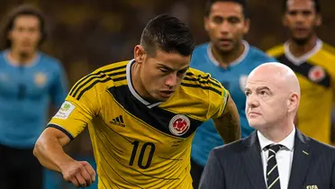 El emotivo recuerdo de la FIFA a James Rodríguez en su cumpleaños Foto: FIFA y Creada con Chat GPT