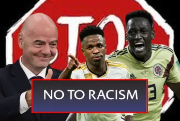 Celebran Mina y Vinicius, vea la propuesta de la FIFA para acabar el racismo