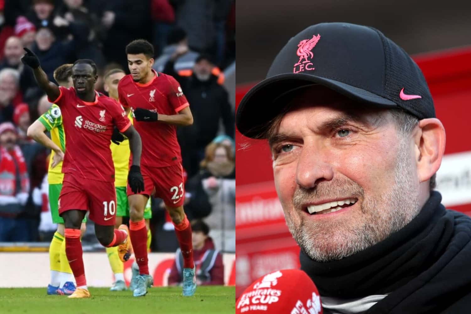 El entrenador alemán analizó la competencia que habría entre Díaz y Mané en Liverpool.