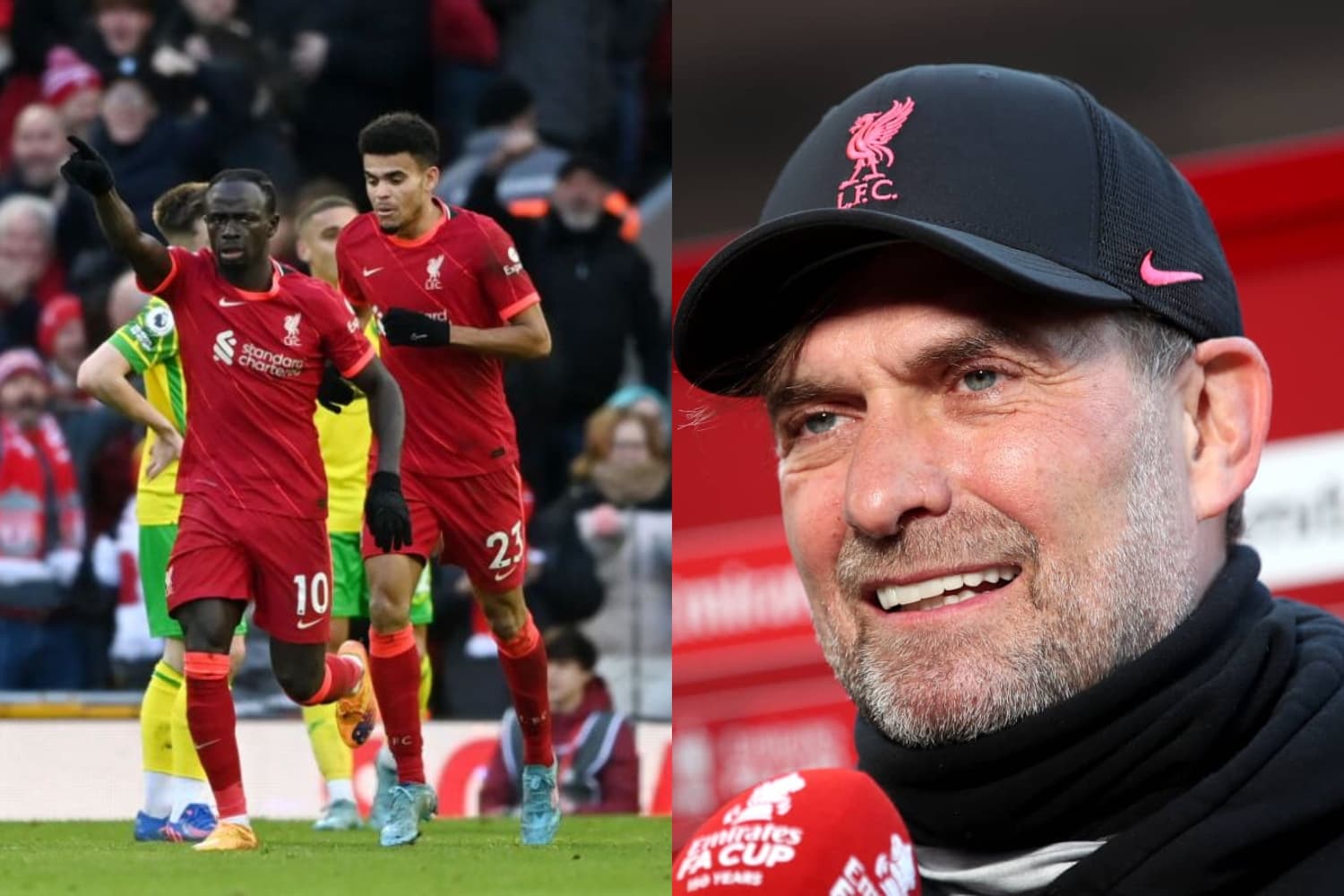 El entrenador alemán analizó la competencia que habría entre Díaz y Mané en Liverpool.
