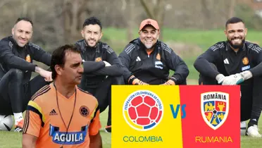El entrenador argentino podría hacer cambios para enfrentar a Rumanía (Fotos: redes Selección Colombia, Antena 2)