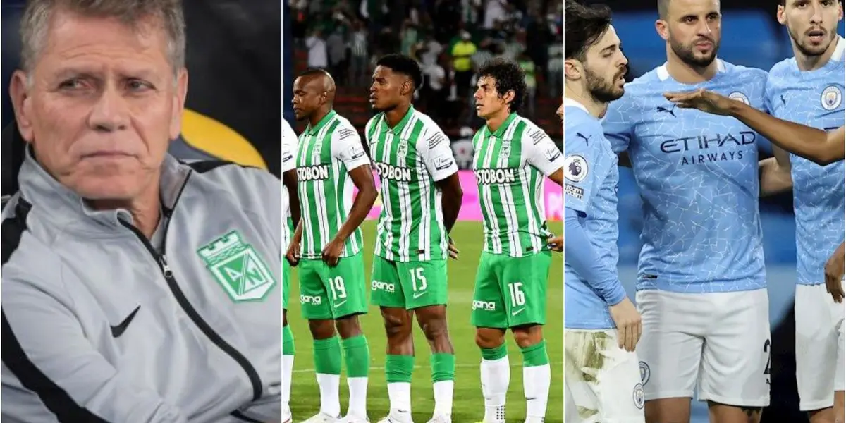 El entrenador asumió oficialmente al mando de Atlético Nacional y dio una insólita excusa al estilo Manchester City