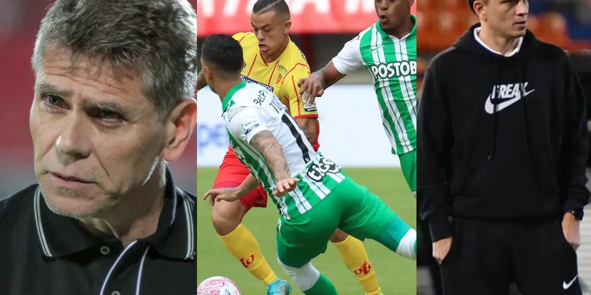 El entrenador de Atlético Nacional le bajó la caña a Alejandro Restrepo quien dirigió en el cuadro verde