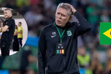 El entrenador brasileño salió corriendo de Nacional tras haber fracaso en el verdolaga