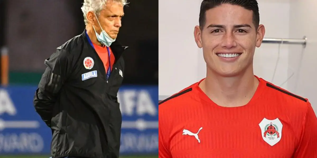 El entrenador colombiano al parecer estableció contactos con el cuerpo técnico del Al-Rayyan SC sobre unas acciones que necesita con referencia a James.
