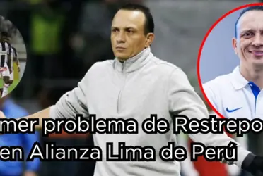 El entrenador colombiano apenas fue presentado oficialmente en Alianza Lima de Perú  