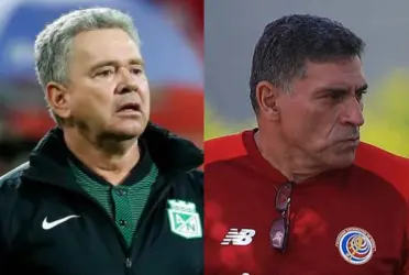 El entrenador colombiano que dirige a Costa Rica se refirió sobre el presente del entrenador del cuadro verde.