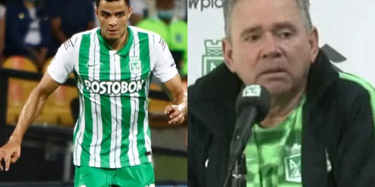 El entrenador del cuadro verdolaga habló previo al partido de Nacional ante Millonarios.