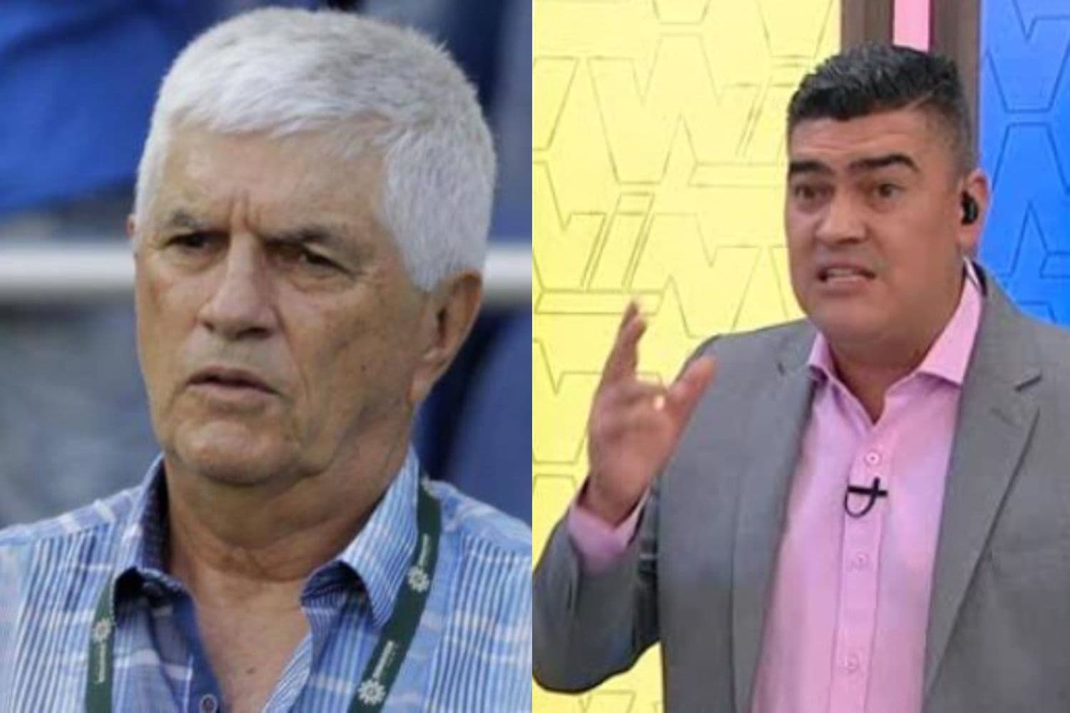 El entrenador del Junior le respondió a las fuertes criticas del periodista Eduardo Luis de Win Sports