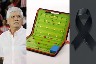 El entrenador fue asistente de Julio Comesaña y está de luto en Colombia.