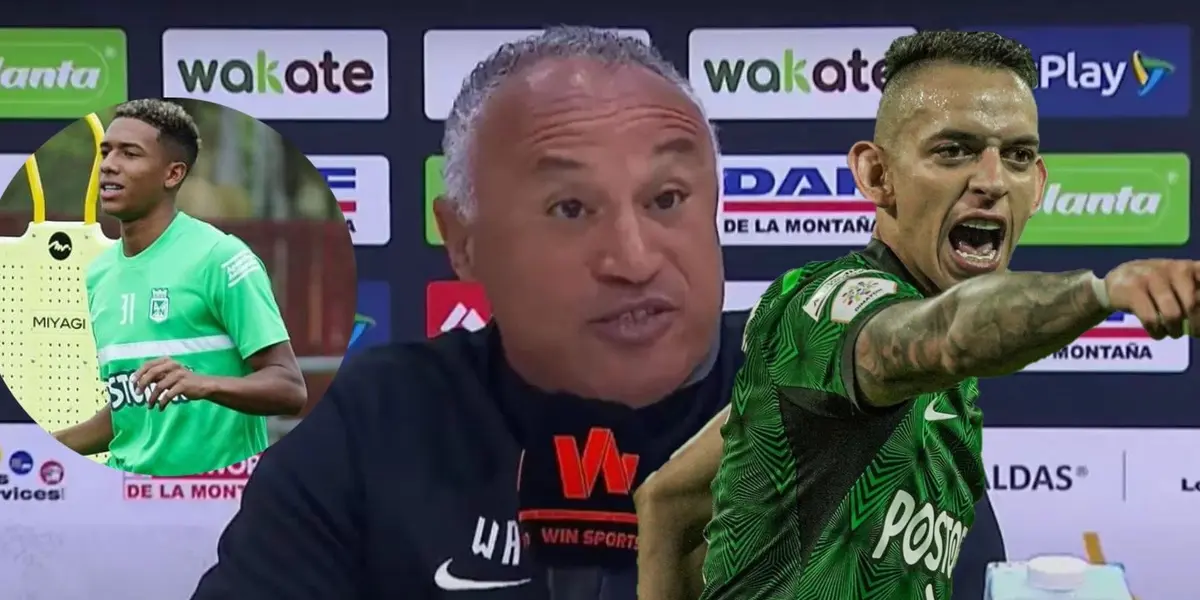 El entrenador habló sobre ambos jugadores revelando por qué sería suplente Neyder Moreno