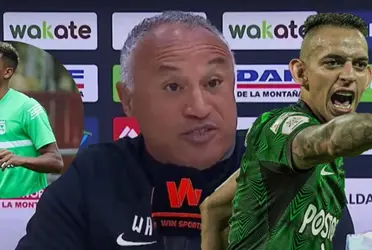 El entrenador habló sobre ambos jugadores revelando por qué sería suplente Neyder Moreno