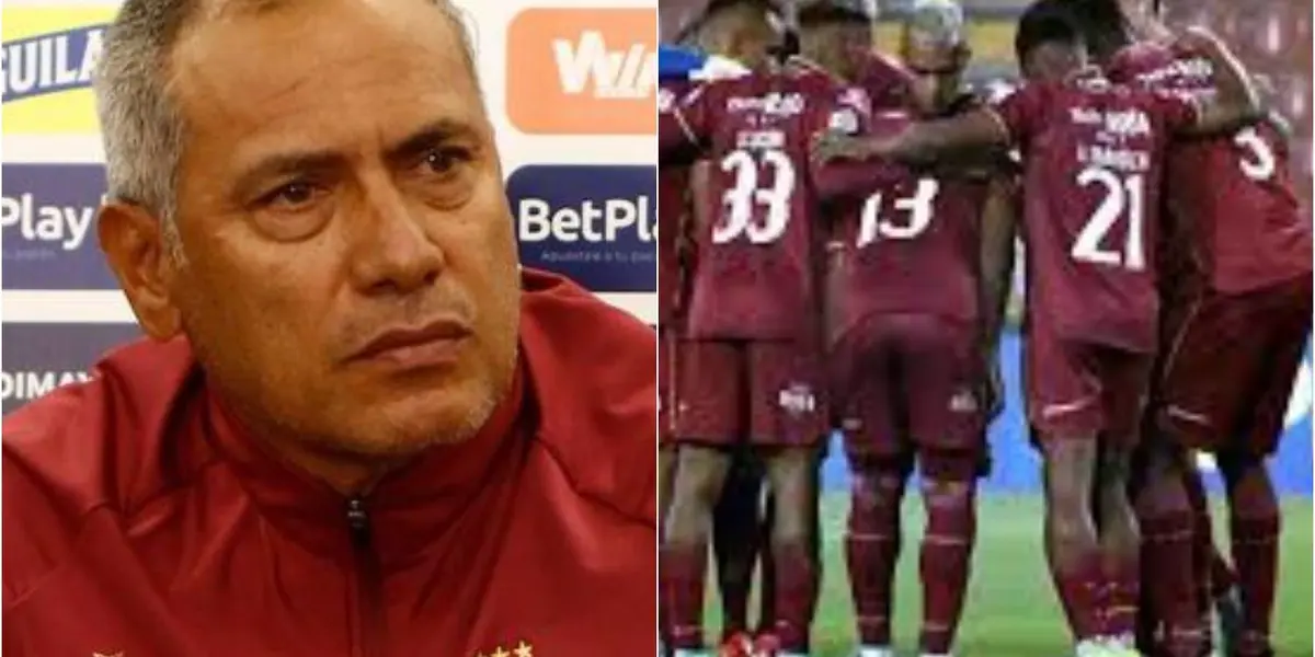 El entrenador habló luego del empate 1-1 del Deportes Tolima ante La Equidad