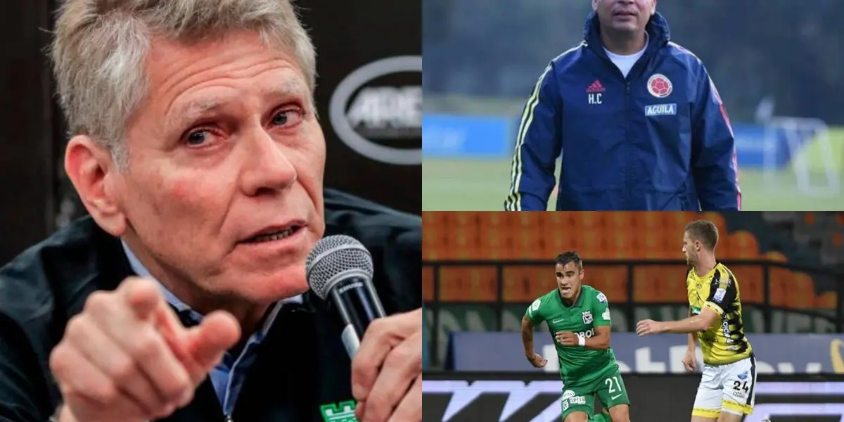 El entrenador habló sobre la situación de Tomás Ángel quien sigue esperando la oportunidad de tener minutos en Atlético Nacional