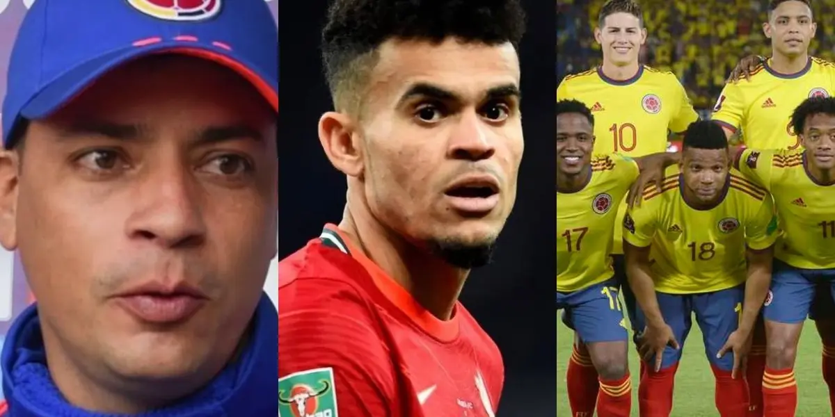 El entrenador interino de la Selección Colombia se refirió sobre la ausencia de Luis Díaz.