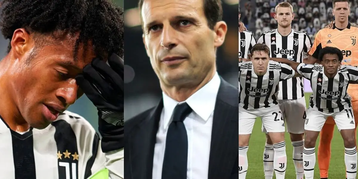 El entrenador de Juventus le hizo una jugada sucia a Juan Guillermo Cuadrado en Juventus 