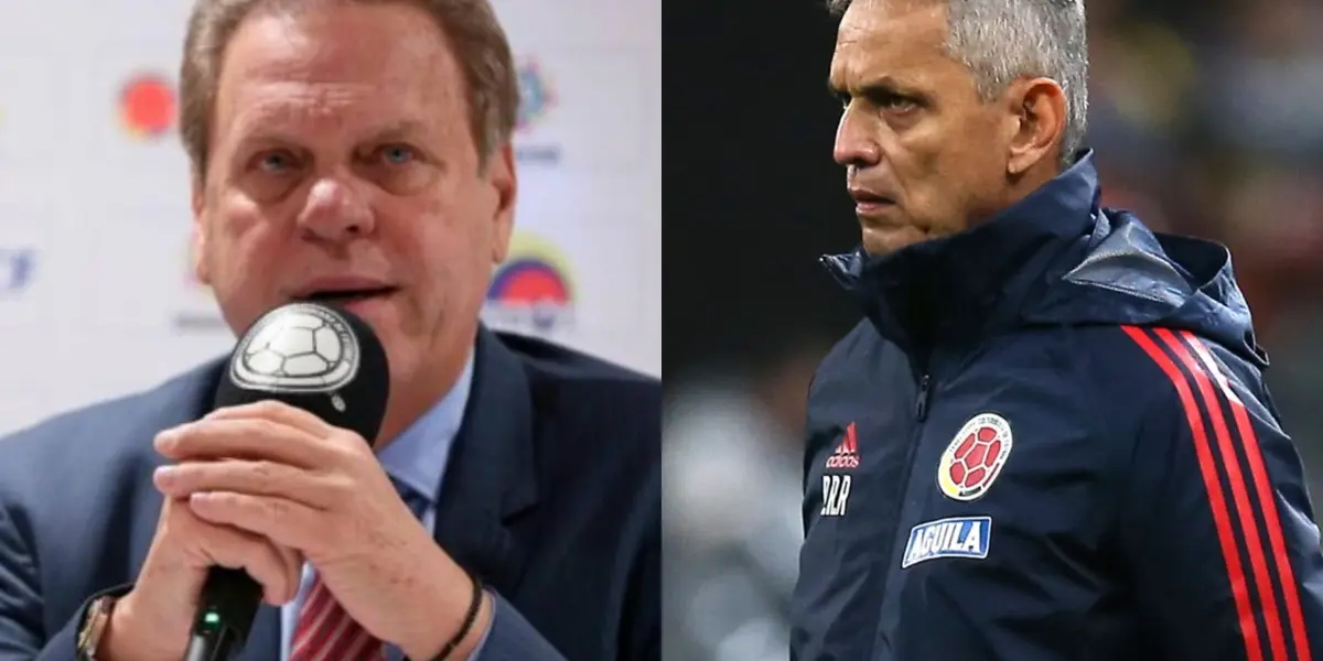 El entrenador de la Selección Colombia se encuentra en la cuerda floja tras su bajo rendimiento en la tricolor y que dejó en duda su cargo tras la derrota ante Perú.