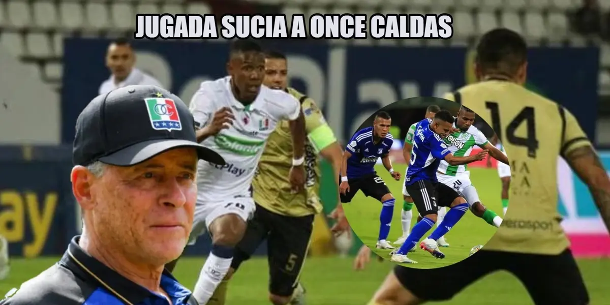 El entrenador Pedro Sarmiento rompió el silencio sobre la jugada sucia a Once Caldas