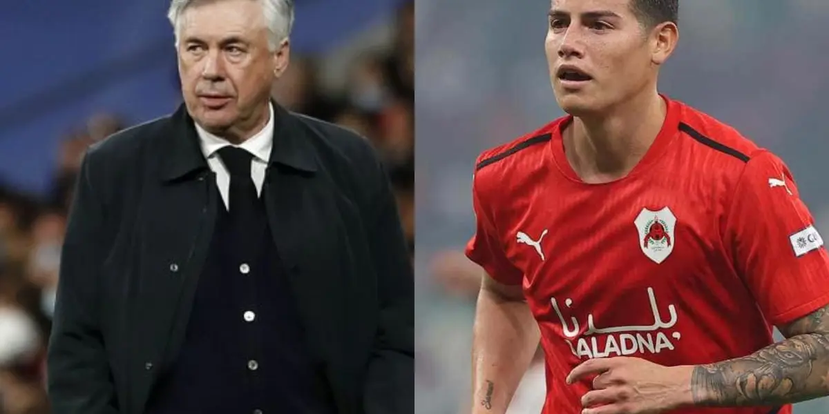 El entrenador salió campeón con el Real Madrid mientras James Rodríguez busca equipo tras su salida de Catar.