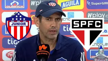 El entrenador se pronunció tras conocer los rivales del Junior en Copa Libertadores